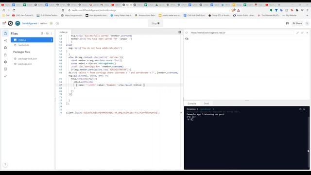 Discord Bot Tutorial #3: Checking Warnings, Embeds, and Activity смотреть онлайн