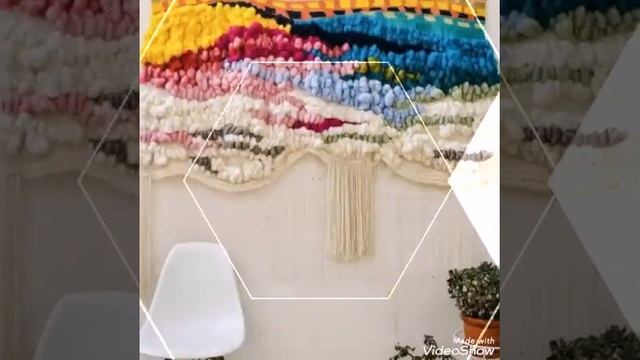 Top most demanding and stylish hand woven wall hanging designs | XL size fiber art wall hangings смотреть онлайн