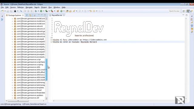 Explicación Eclipse y datapack L2j смотреть онлайн
