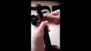 Как поменять струну на скрипке