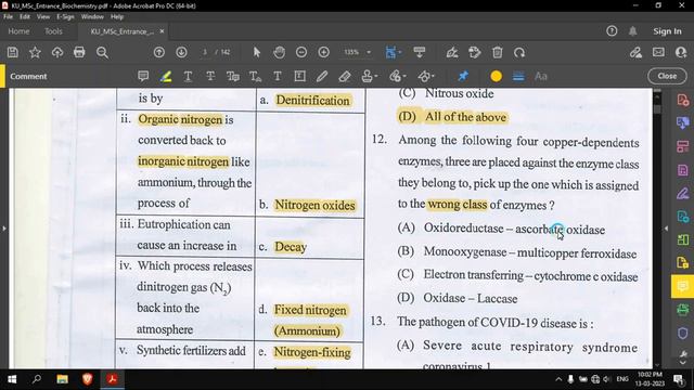 Kashmir University | M. Sc. Entrance Paper 2022 | Biochemistry | Part 1 | Aqib Shahzad смотреть онлайн