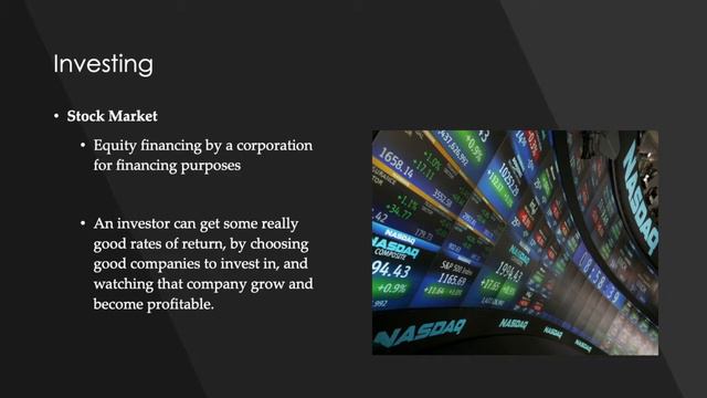 BUSI 1301 Personal Finance Part 4 Investing Your Money смотреть онлайн