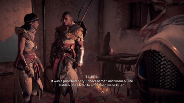 Assassin's Creed Origins: Bayek Talks To Tahira At The Sinai Bureau смотреть онлайн
