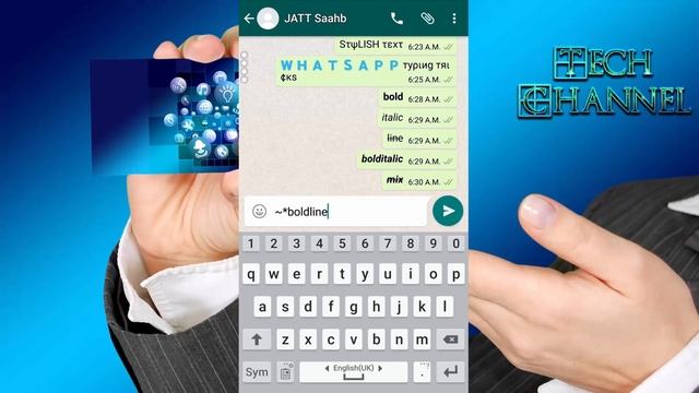 WhatsApp Tricks : How to Type in Blue Color In Whatsapp. Whatsapp All Typing Tricks 2017 смотреть онлайн
