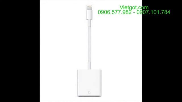 Phân phối cáp chuyển đổi iPad Apple Lightning to SD Card Camera Reader tải hình ảnh nhanh nhất смотреть онлайн