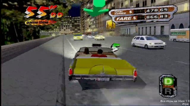 Crazy Taxi 3 High Roller — Xbox OG Gameplay HD — Real Hardware {Component} смотреть онлайн