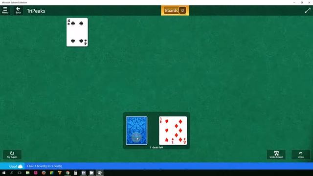 Tripeaks - Easy I - level 7 - Star Club - Microsoft Solitaire Collection смотреть онлайн