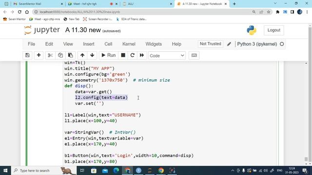 GUI Part-2(Graphical User Interface) |pythonforbeginners|python full course in hindi|pythontutoria смотреть онлайн