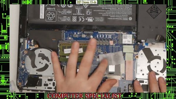HP Omen 15-dc Fan Replacement (Both CPU and GPU Sides)
