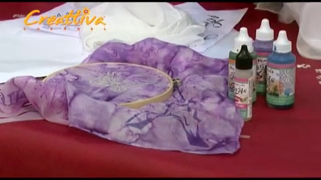 Pittura su seta con Stamperia смотреть онлайн