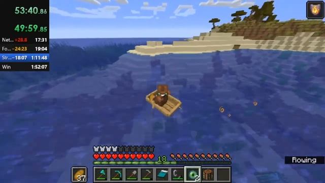 Minecraft Java Edition - Any% Random Seed [1:35:14.98] смотреть онлайн
