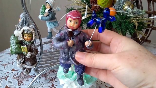 Ватная елочная игрушка. смотреть онлайн
