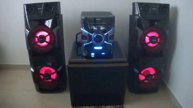 SONY MHC GPX-8 iluminação show смотреть онлайн