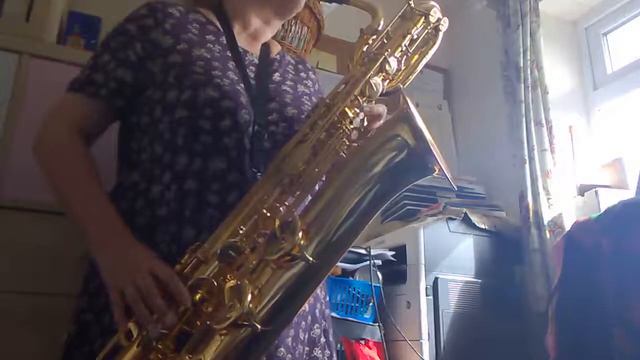 Baritone Saxophone - Yamaha - testing смотреть онлайн