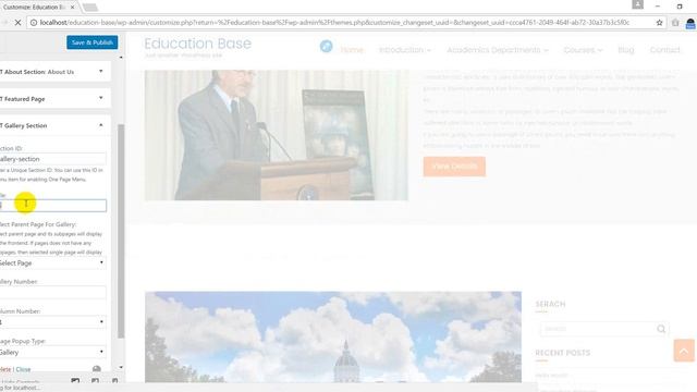 Education Base WordPress Theme, A Trip to Customizer смотреть онлайн