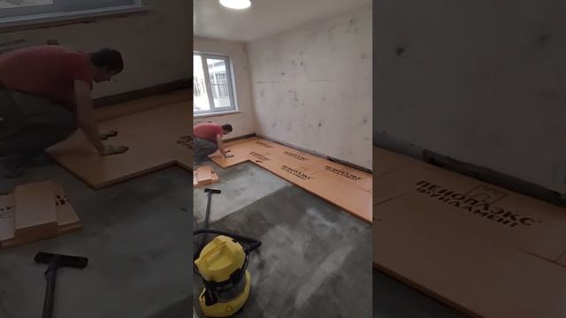 Ремонт квартиры. Утепление/теплоизоляция пола Пеноплекс #ремонт #ремонтсвоимируками #ремонтквартиры смотреть онлайн