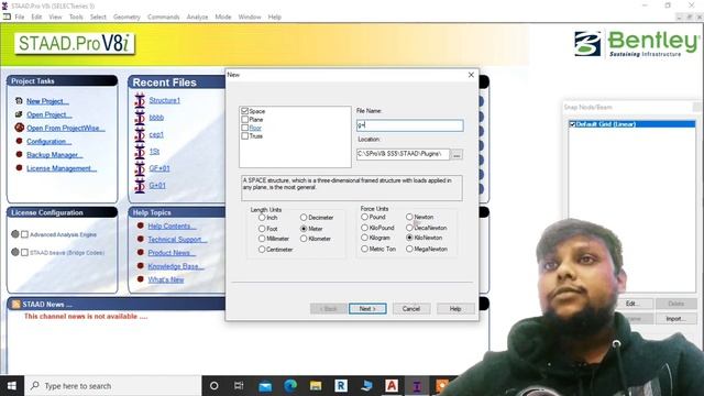 DXF Export AutoCAD to STAAD Pro l How to import Autocad file to Staad pro Software смотреть онлайн