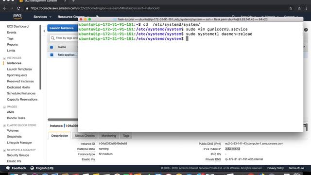 Create Gunicorn as a Service - Deploy Flask application on EC2 p.6 смотреть онлайн