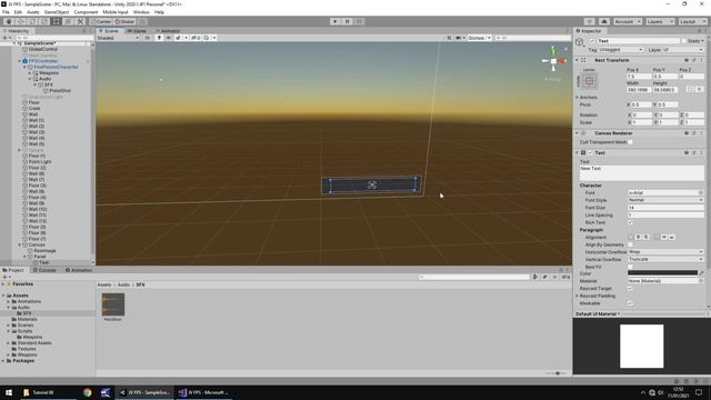 HOW TO MAKE AN FPS GAME IN UNITY FOR FREE - TUTORIAL #08 - GUN SOUND + AMMO UI смотреть онлайн