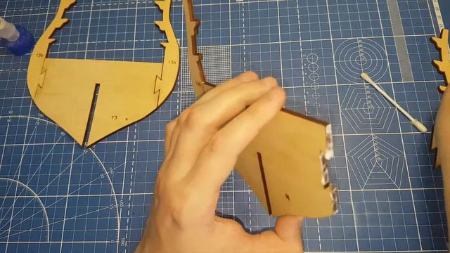 Сборка модели корабля Виктори. Начало