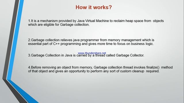 Garbage collection in java смотреть онлайн