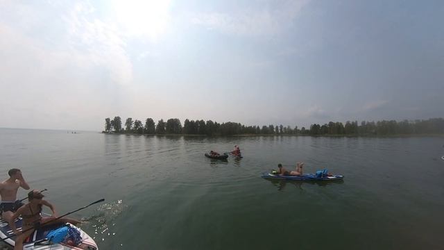 Сплав на sup board до острова Шумского Кордона.(с.Боровое) смотреть онлайн