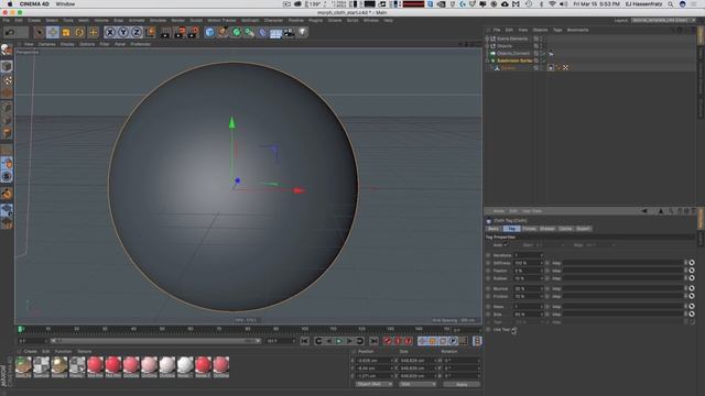 Cinema 4D Tutorial - Creating Plastic Shrink Wrap Animations Using Cloth смотреть онлайн