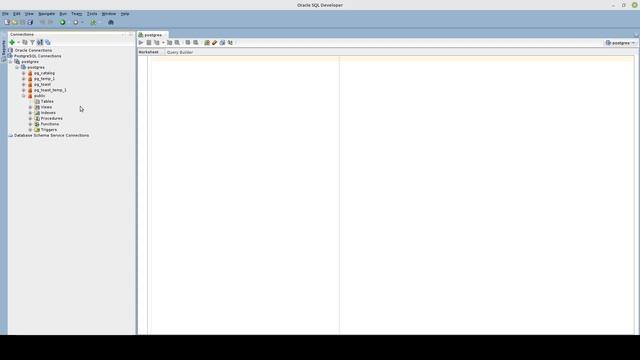 Postgresql, how create connection via oracle sql developer? смотреть онлайн