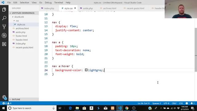 Building a Blog Template with a Little PHP and CSS in less than 30 minutes! смотреть онлайн