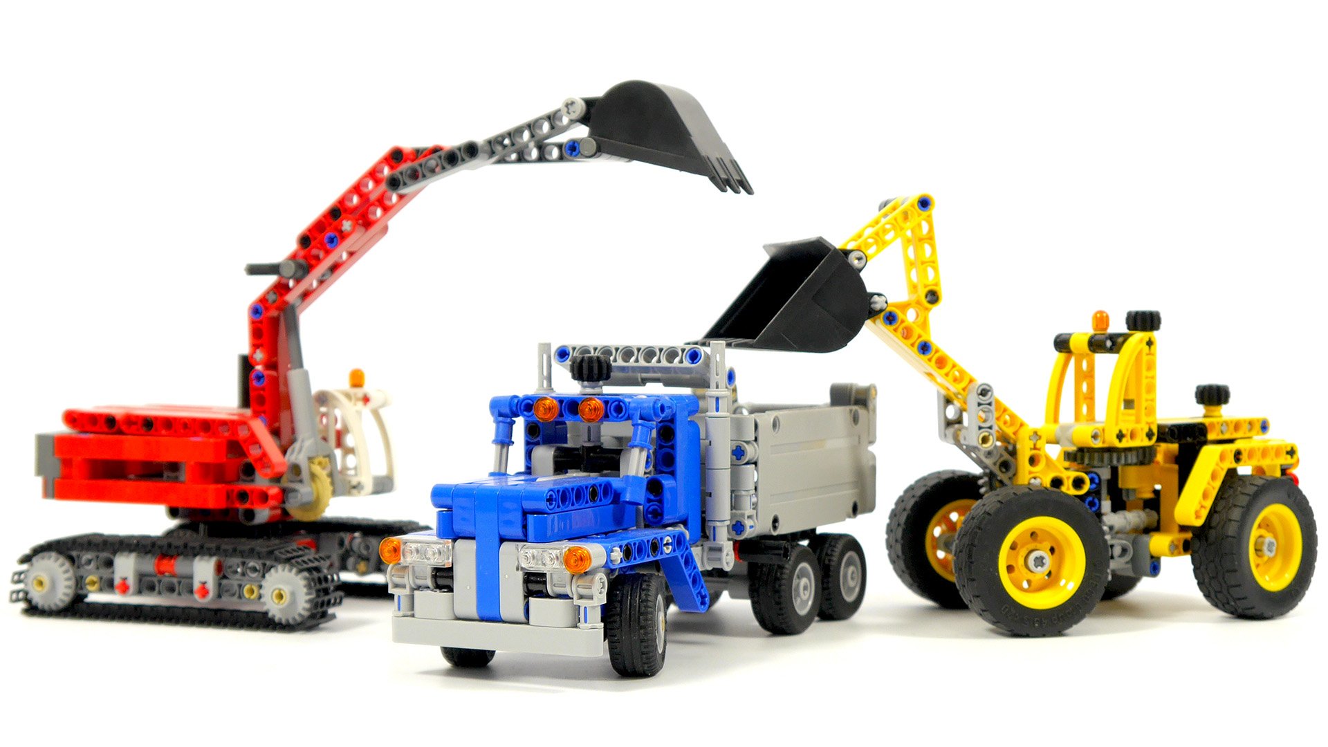 Собираем строительную технику из ЛЕГО - Lego Technic 42023 Construction Crew (Экскаватор, самосвал, смотреть онлайн
