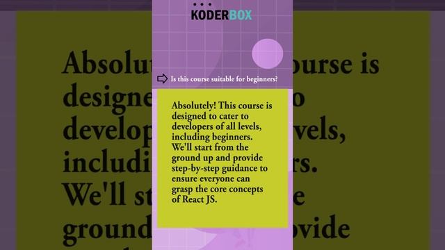 REACT JS SUMMER INTERNSHIP PROGRAMME 2023- KODERBOX TECHNOLOGIES- #summerinternship #codingclasses смотреть онлайн