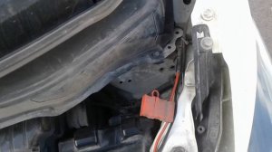 (HONDA FREED) замена лампы КСЕНОН