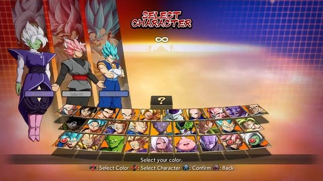 Dragon Ball FighterZ Fused Zamasu (Merged Zamasu) All 12 Colors Unlocked! смотреть онлайн