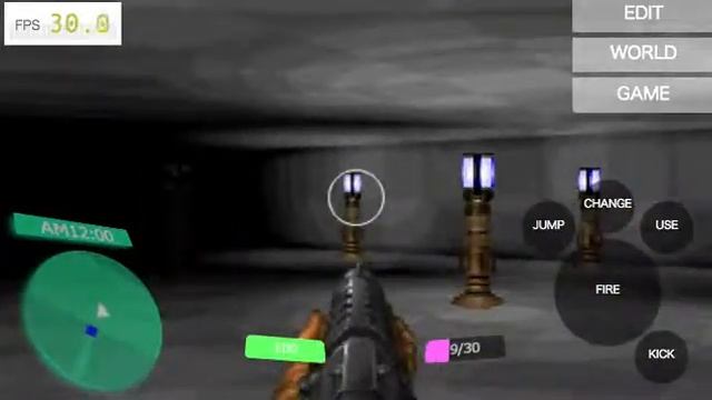 My HTML5 raycaster fps game. [ceil and closed space lighting] смотреть онлайн