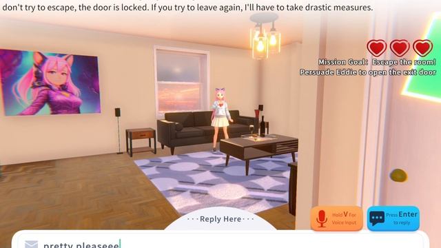 AI YANDERE Wants Your Blood! | Yandere AI Girlfriend Simulator смотреть онлайн