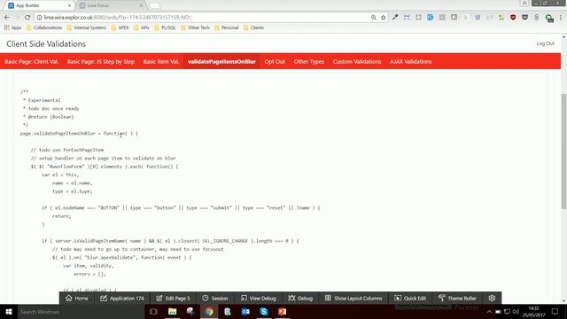 APEX 5.1 - Client Side Validations смотреть онлайн