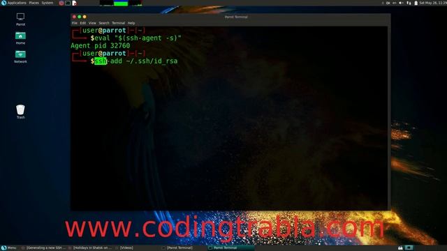 How to Add New SSH Key to SSH Agent on Parrot Security Linux смотреть онлайн