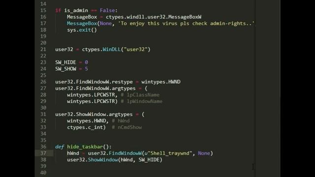 How to create a scorpion like virus in python (easy) смотреть онлайн
