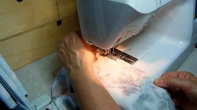 Очень нежное платье. Часть 2, или как сделать сборку на силиконовую ленту смотреть онлайн