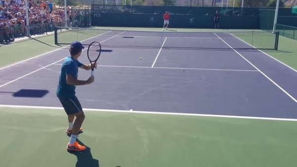ROGER FEDERER • FOREHAND FLUIDITY WITH STAN WAWRINKA