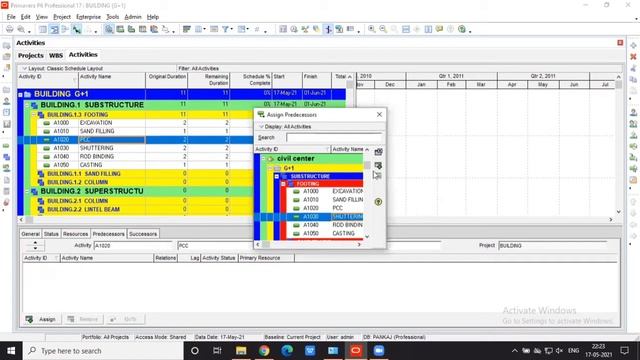 How to Add Realtionship in the Primavera P6 || Activity Relationships Successors and Predecessors смотреть онлайн