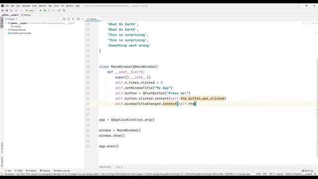 How to change title with button? - Python #PyQT6 Lesson 4 смотреть онлайн