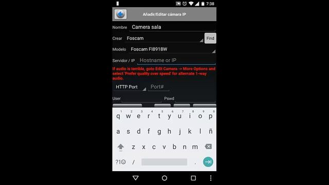 APLICACIÓN UNIVERSAL PARA CÁMARAS IP смотреть онлайн