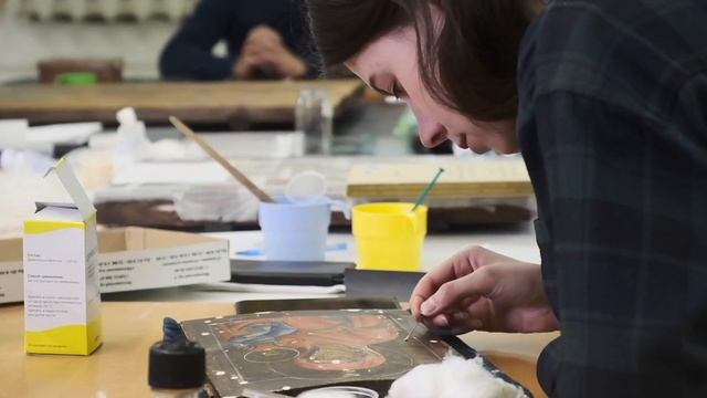 Епархиальные курсы | Направление "Реставрация и консервация икон" смотреть онлайн