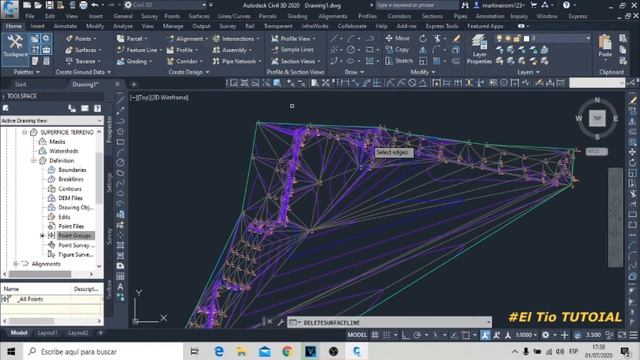 CURSO CREAR O GENERAR SUPERFICIE, CURVAS DE NIVEL Y ETIQUETADO EN AUTOCAD CIVIL 3D 2023/FACIL-RAPID смотреть онлайн