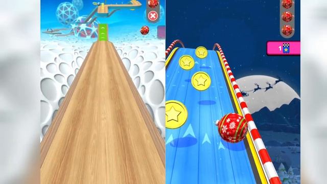 Going Balls Level 22 - катящийся мяч по дороге смотреть онлайн