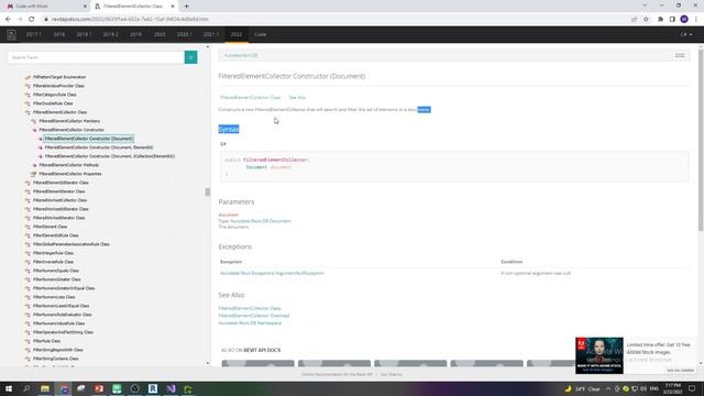 Revit API Course for beginners | Lesson 2 | Understand Revit API Documentation and OOP смотреть онлайн