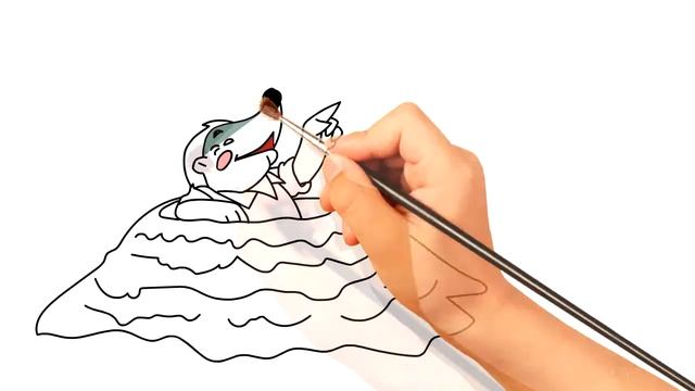 Рисуем Крота мультяшный персонаж смотреть онлайн