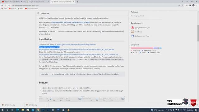WEBP FILE format plug-in for photoshop - tips mister magic смотреть онлайн