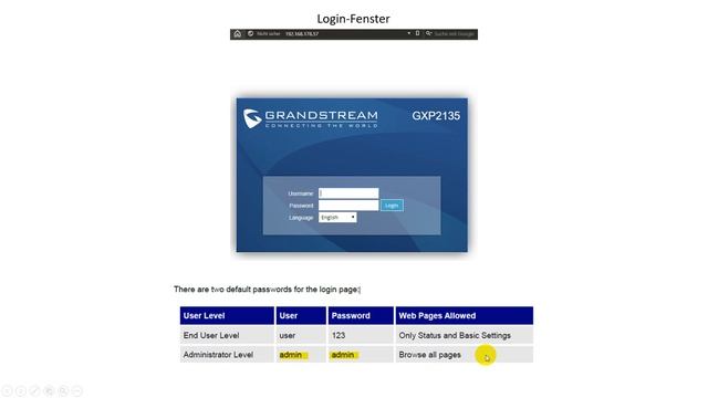 Grandstream VoIP-Telefon - Video 1/3 - Basiseinstellungen смотреть онлайн